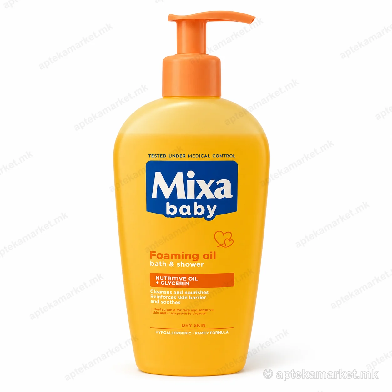 Mixa Baby Foaming Oil Bath & Shower пакување