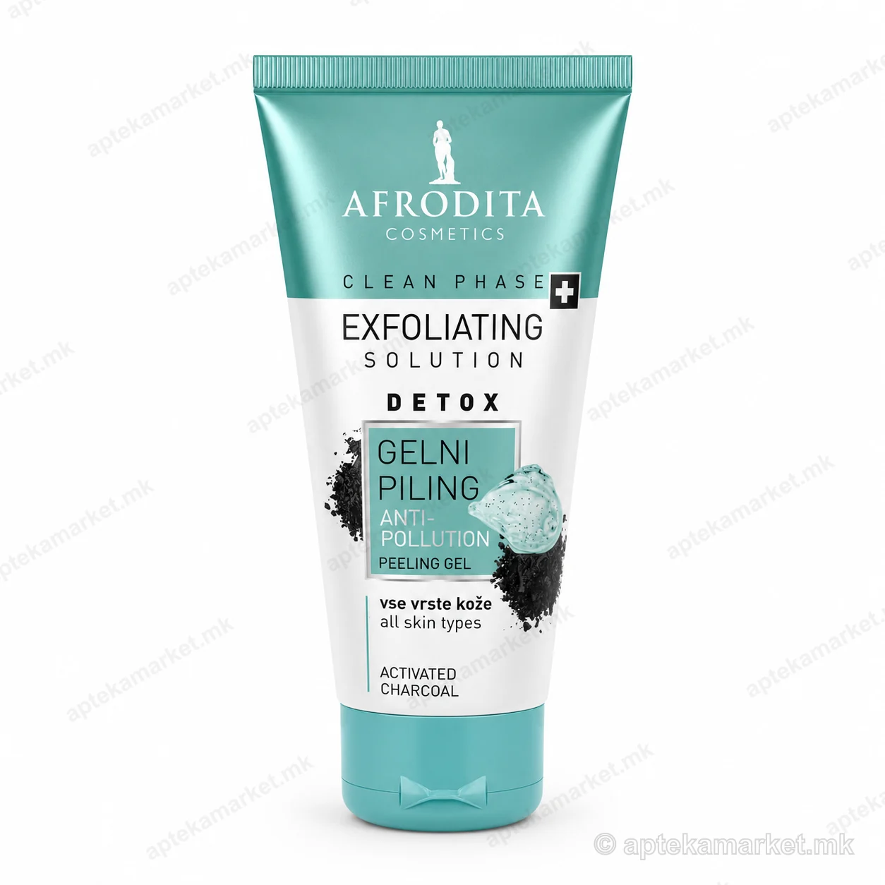 Afrodita Clean Phase Exfoliating Solution Detox Peeling Gel пакување