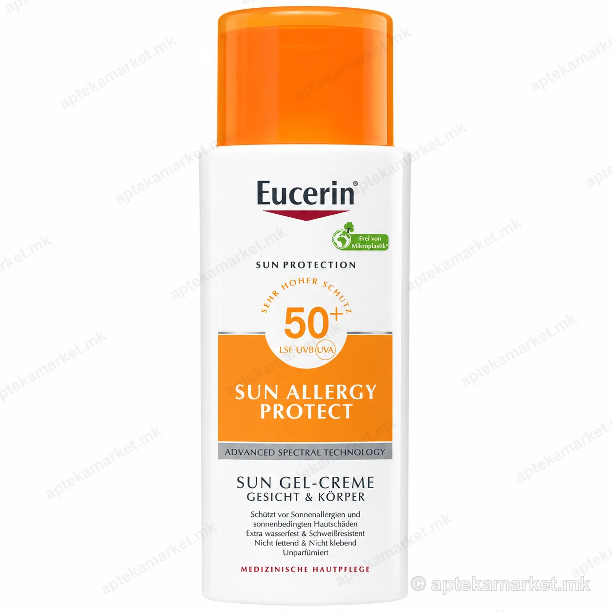 Eucerin SPF производ пакување