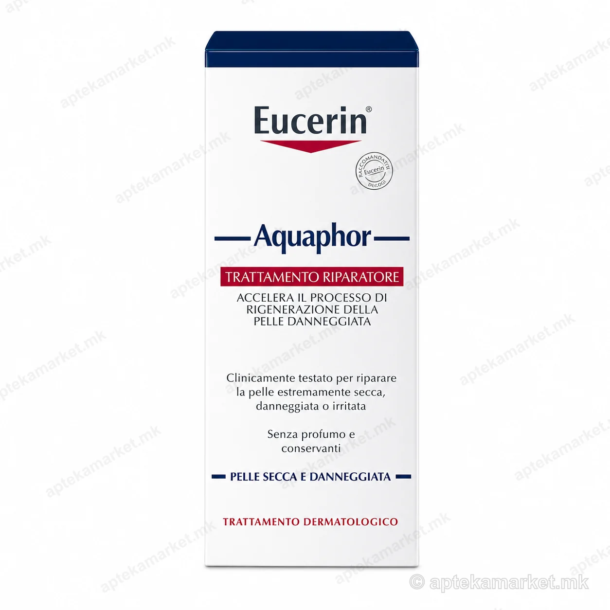 Eucerin Aquaphor Repairing Ointment од Eucerin пакување на бела позадина