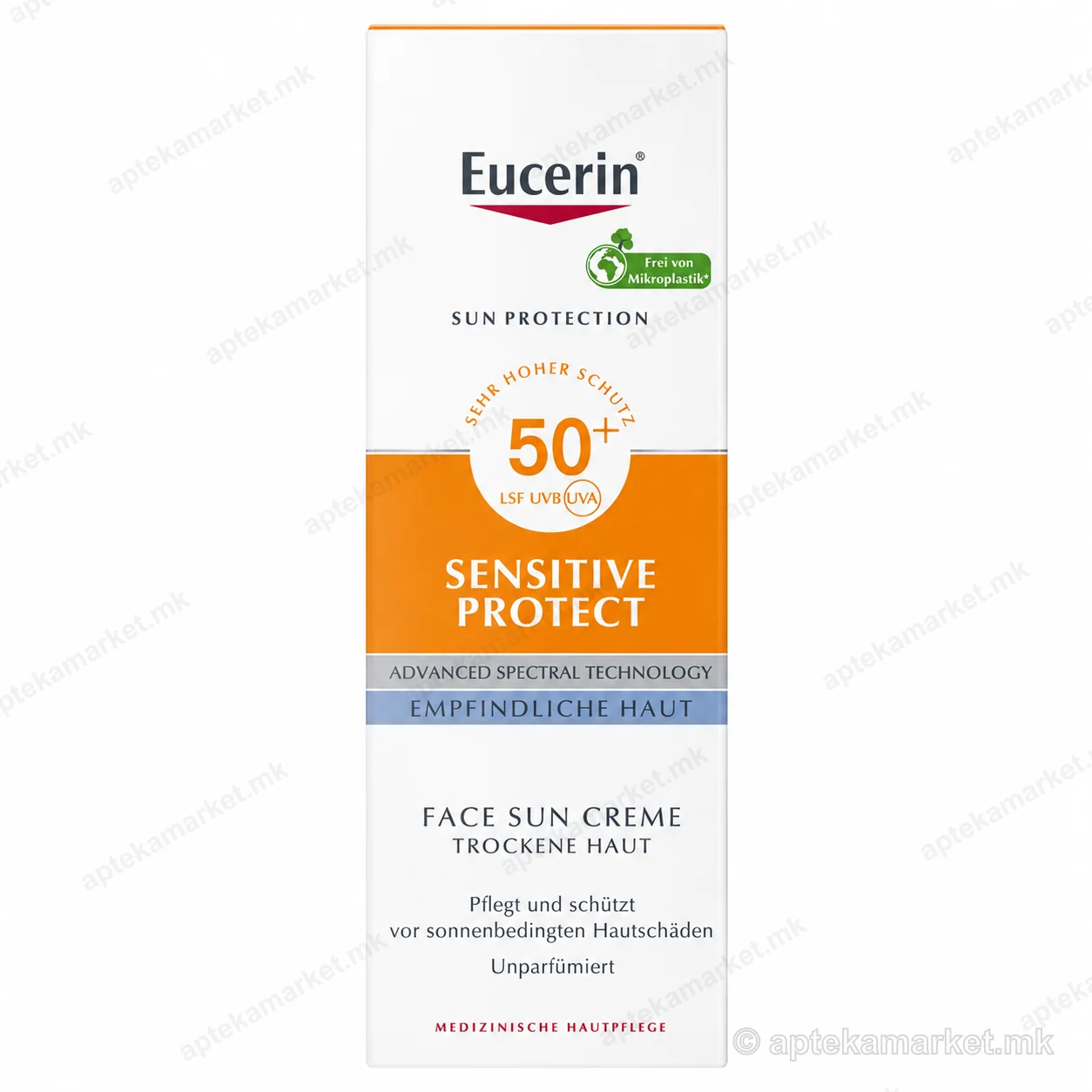 Eucerin SPF производ пакување