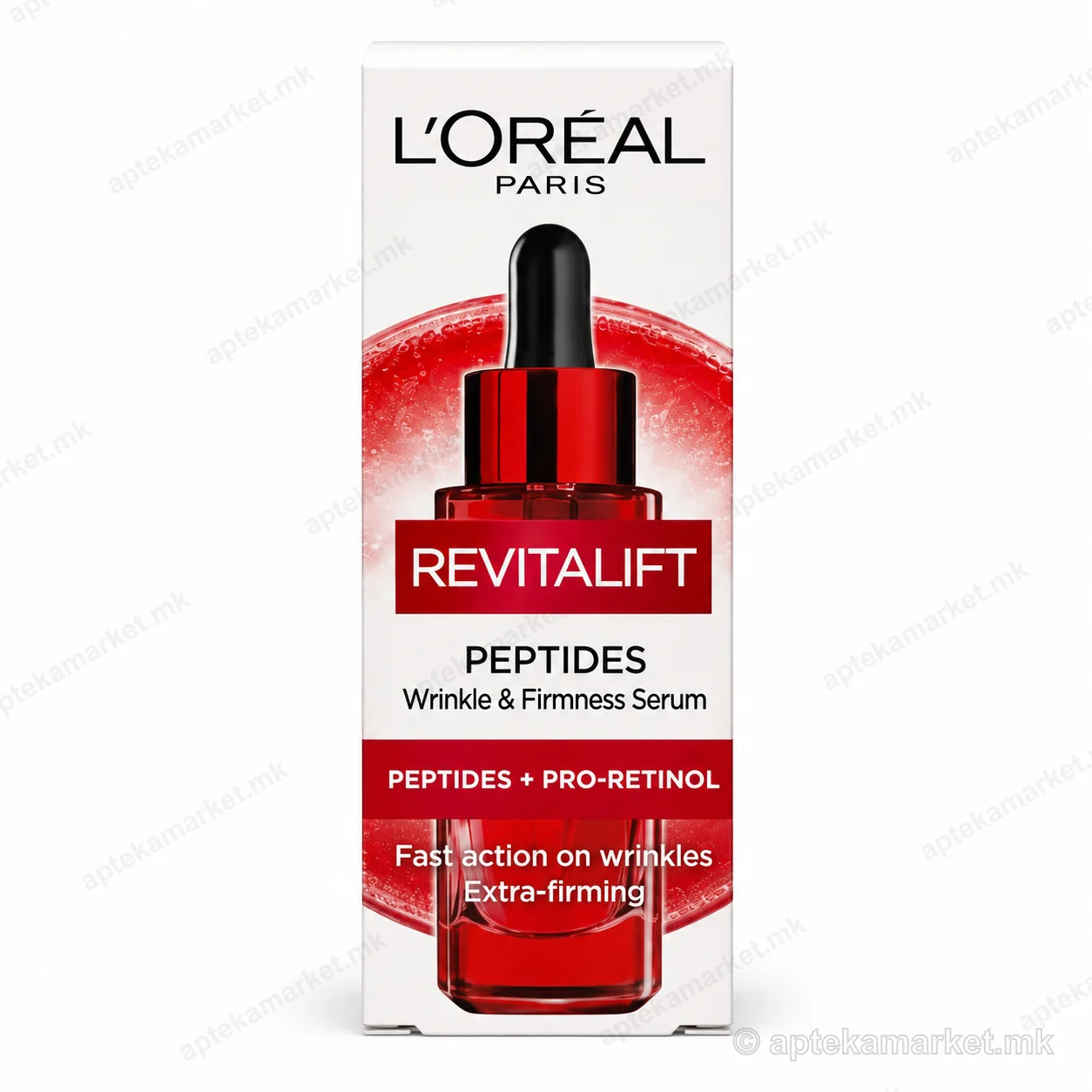 L'Oréal Revitalift Peptides Wrinkle & Firmness Serum серум за лице пакување