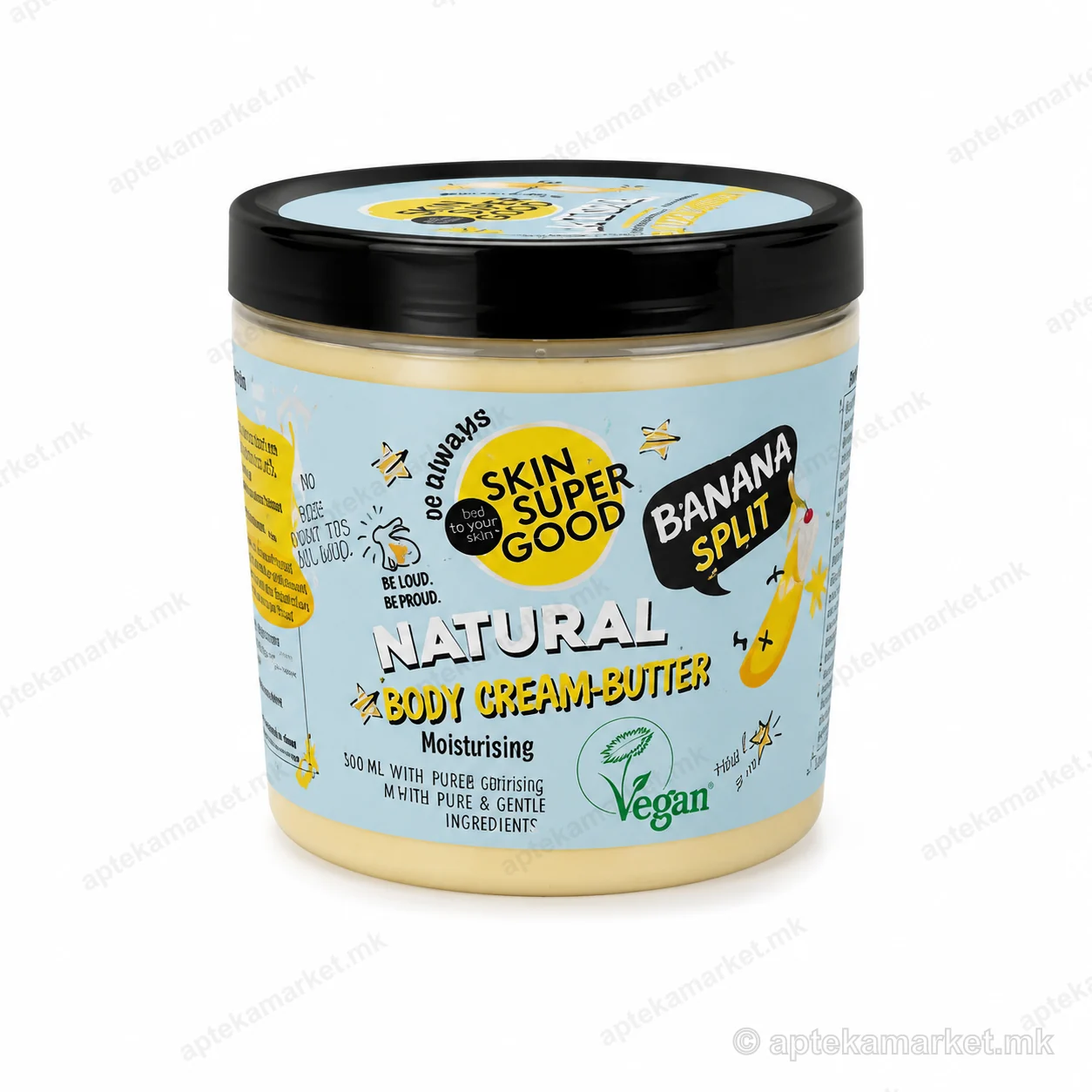 Organic Shop Skin Super Good Body Cream-Butter Banana Split крем за тело пакување