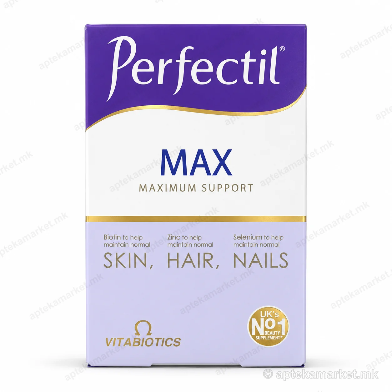 Vitabiotics Perfectil MAX таблети пакување