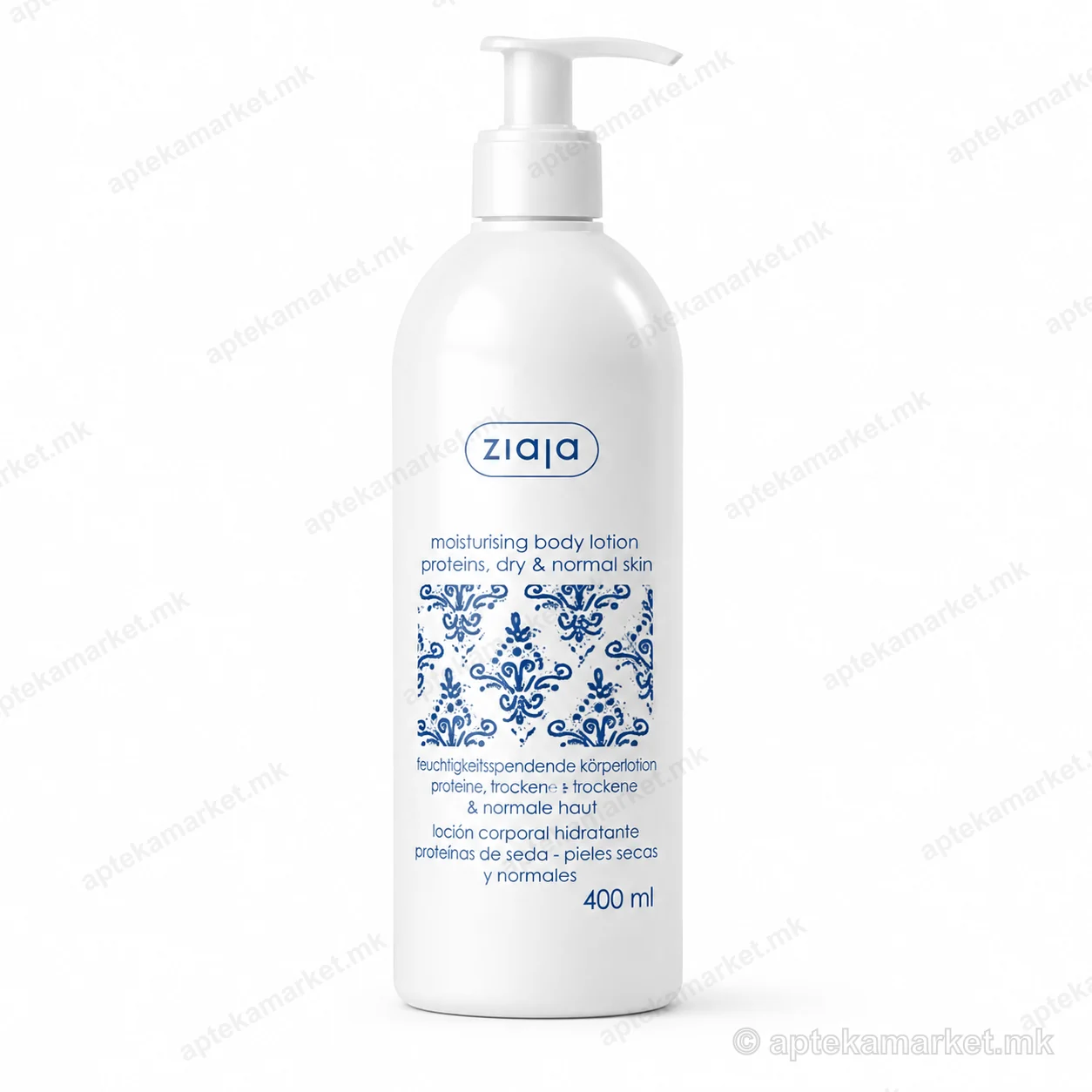 Ziaja Moisturising Body Lotion Proteins 400 ml лосион за тело пакување